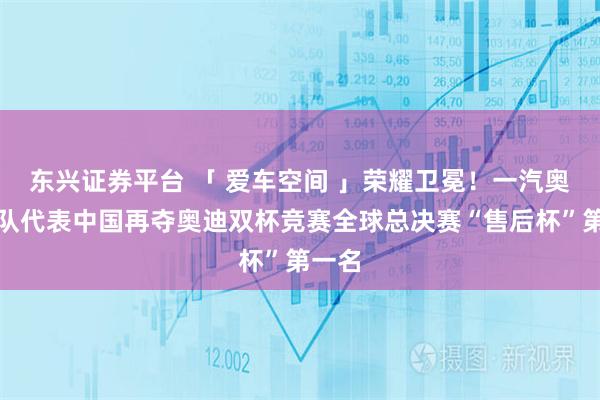 东兴证券平台 「 爱车空间 」荣耀卫冕！一汽奥迪战队代表中国再夺奥迪双杯竞赛全球总决赛“售后杯”第一名